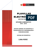 Planillas Electrónicas: Lima-Perú