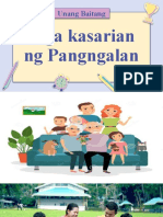 Mga Kasarian NG Pangngalan: Unang Baitang