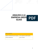 Analisis A Empresa Green Glass