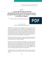 El Ejercicio de Derecho A La Vivienda