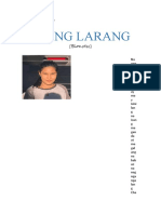 Piling Larang: (Bionotes)