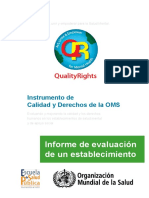Quality Rigths-Informe Establecimiento