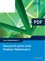 Edexcel AS and A Level Modular Mathematics Core Mathematics 1 by Keith Pledger