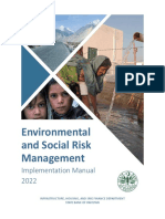 Environmental and Social Risk Management: Implementation Manual 2022