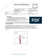 Examen Final de Termodinamica