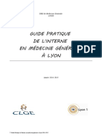 Guide Pratique de L'Interne en Médecine Générale À Lyon