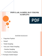 Populasi, Sampel Dan Teknik Sampling