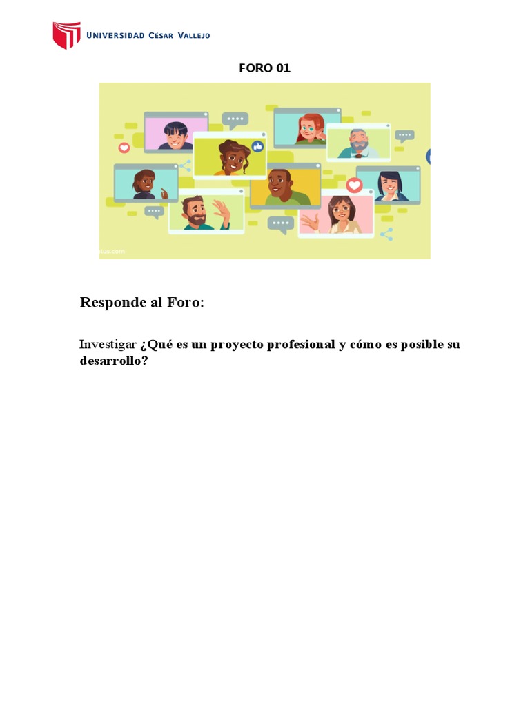 Foro 01 | PDF | Crecimiento personal y profesional | Arte