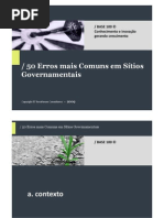 50 Erros Sites Governamentais PDF