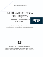 La hermeneutica del sujeto Clase 6 enero 1982 Foucault