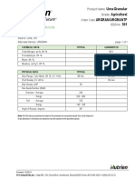 Urea Granular Product Specs