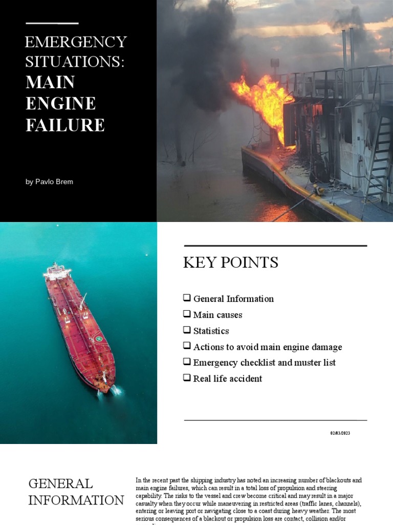 Emergency Situations:: Main Engine Failure | PDF | Marine Propulsion ...