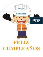 Cristhian: Feliz Cumpleaños