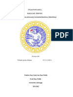 Makalah Pancasila Dalam Kajian Sejarah Bangsa Indonesia - Vellanda Aprilia - 072111333053