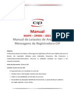 Manual: Manual de Leiautes de Arquivos e Mensagens Da Registradora CIP