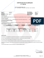 Certificado de Calibração 1324-20 N°: Rua Tiradentes 367, Centro, Piracicaba SP, 13400-760