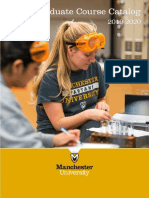 Manchester 2019-2020-Undergraduate-Course-Catalog