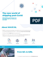The New World of Shipping Post Covid Boaz Lessem Wavebl