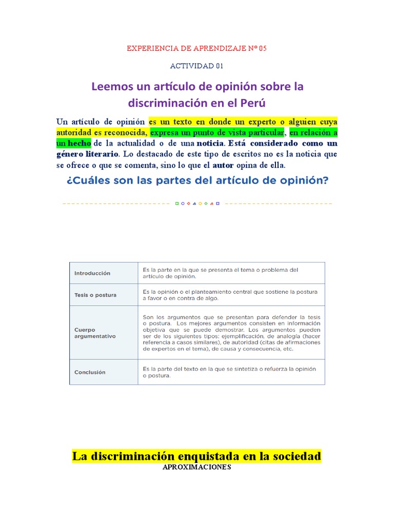 La Discriminación | PDF | Racismo | Discriminación y relaciones raciales