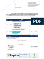 PROFORMA N.º SISTEMA-270-2023: Restaurante