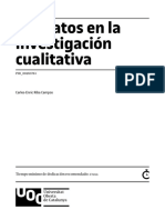 Los Datos en La Investigación Cualitativa: Carles-Enric Riba Campos