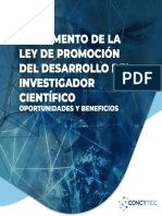 Ley Promocion Desarrollo Investigador Cientifico PDF