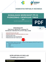 Sosialisasi Workshop Ppi Di Puskesmas I Denpasar Timur: Kementerian Kesehatan Republik Indonesia