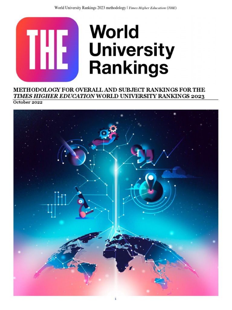 the_2023_world_university_rankings_methodology | PDF | Academic Journal