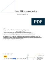 Intermediate Microeconomics: Exercises Chapters 9-11