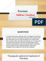 Psoriasis: Siddhant Chaudhary