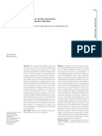 Abordagem Do Modelo Transteórico No Comportamento Alimentar