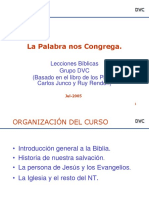 La Palabra Nos Congrega.: Lecciones Bíblicas Grupo DVC (Basado en El Libro de Los Pbros. Carlos Junco y Ruy Rendón)