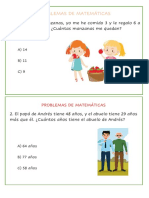 Problemas de Matematicás