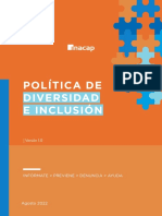 Politica de Diversidad e Inclusion - 13sept