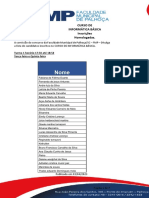 Curso Informática Básica Inscrições Homologadas FMP