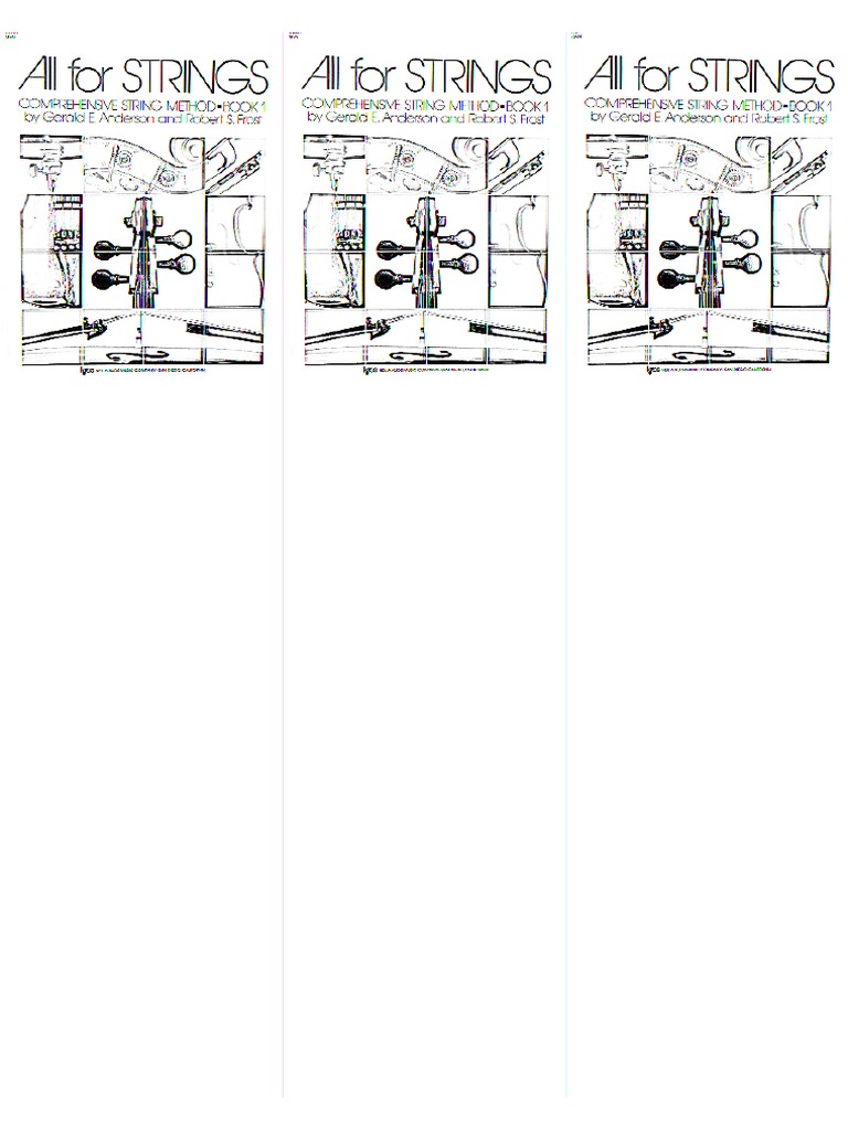 All For Strings Violin Book 1 PDF Free PDF