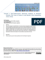 Toward A Non-Androcentric Historical Analysis of Women's Prisons: The Cases of Santa Fe and Buenos Aires (Argentina, 1924-1936)