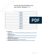 Resumen de Neurobiología de La Mente (2020) - Módulos 1-11