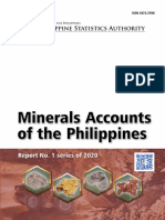 Mineral Accounts of The Philippines