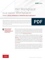 The Smarter Workplace Is A Safer Workplace:: Digital Approache S To Improving He Alth and S Afe T Y