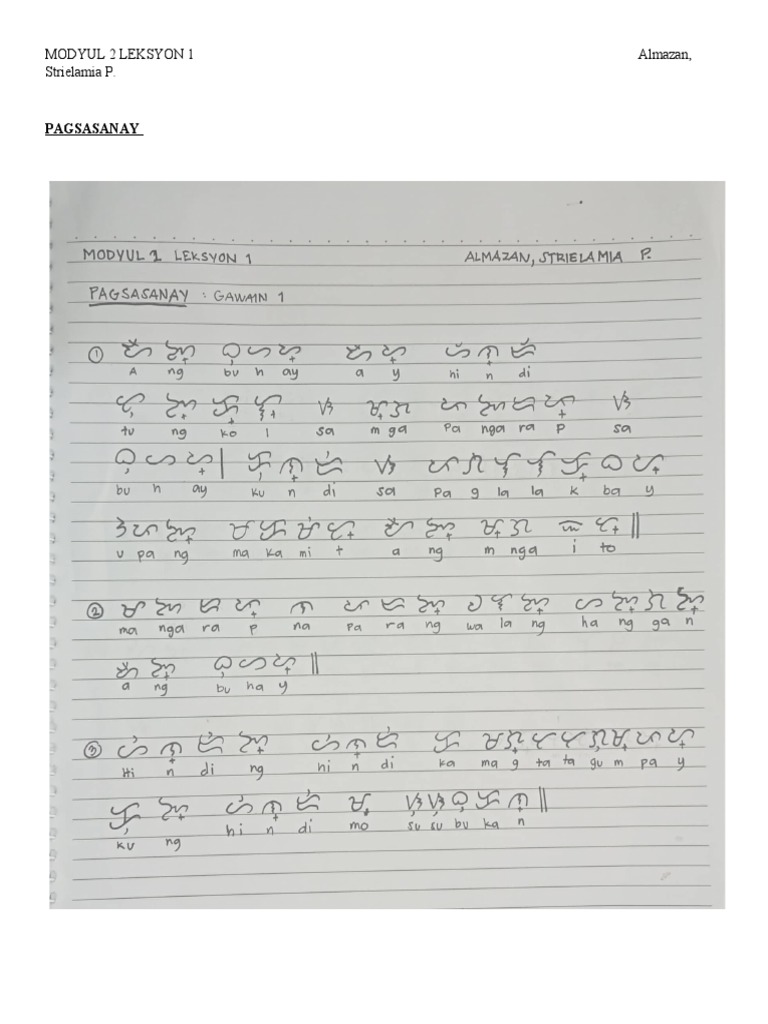 MODYUL 2 LEKSYON 1 Filipino | PDF