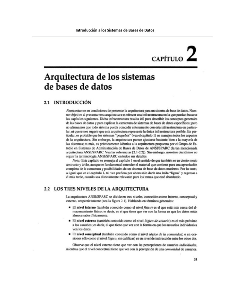 Introducción A Los Sistemas de Bases de Datos | PDF