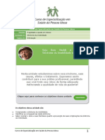 Curso de Especialização em Saúde Da Pessoa Idosa Modulo Unidade 03 Tópico 01