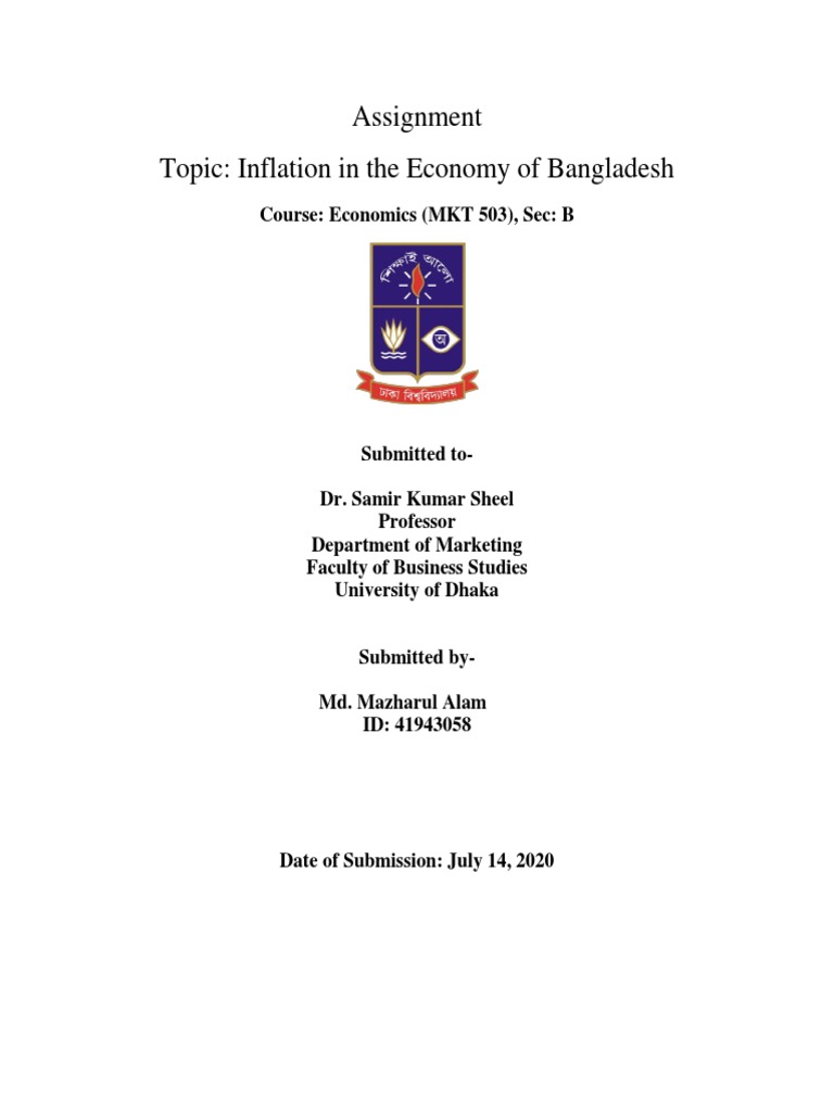 Inflation in The Economy of Bangladesh PDF | PDF | Cost Of Living ...