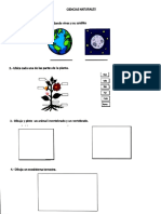 1-Escriba El Nombre Del Planeta Donde Vives y Su Satélite: Ciencias Naturales