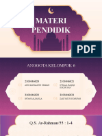 Materi Pendidik