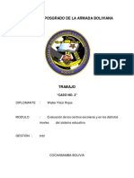 Escuela de Posgrado de La Armada Boliviana: Diplomante: Walter Patzi Rojas