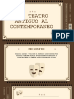 Del Teatro Antiguo Al Contemporaneo