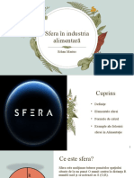 Sfera în industria alimentară