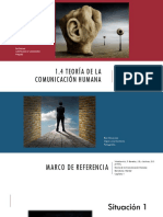 1.4 Teoría de La Comunicación Humana: Escuela Libre de Psicología Enfoque Sistémico Irasema Valera López